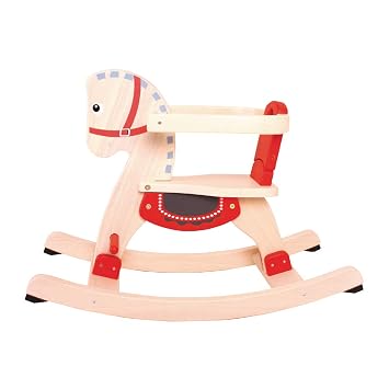 wooden rocking horse for toddlers