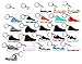 xxiii - Jays Retro NMD Yeezy Boost Kicks Sneakerhead Collectible Random Packs Rubber Keychains