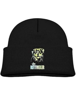 Rottweiler Rottie Dog Art Baby Kids Warm Winter Hats Cute Thick Earflap Hood Hat