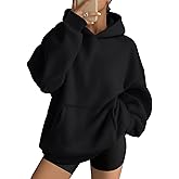 AUTOMET Womens Oversized Hoodies Fleece Trendy Sweatshirts 2026 Pullover