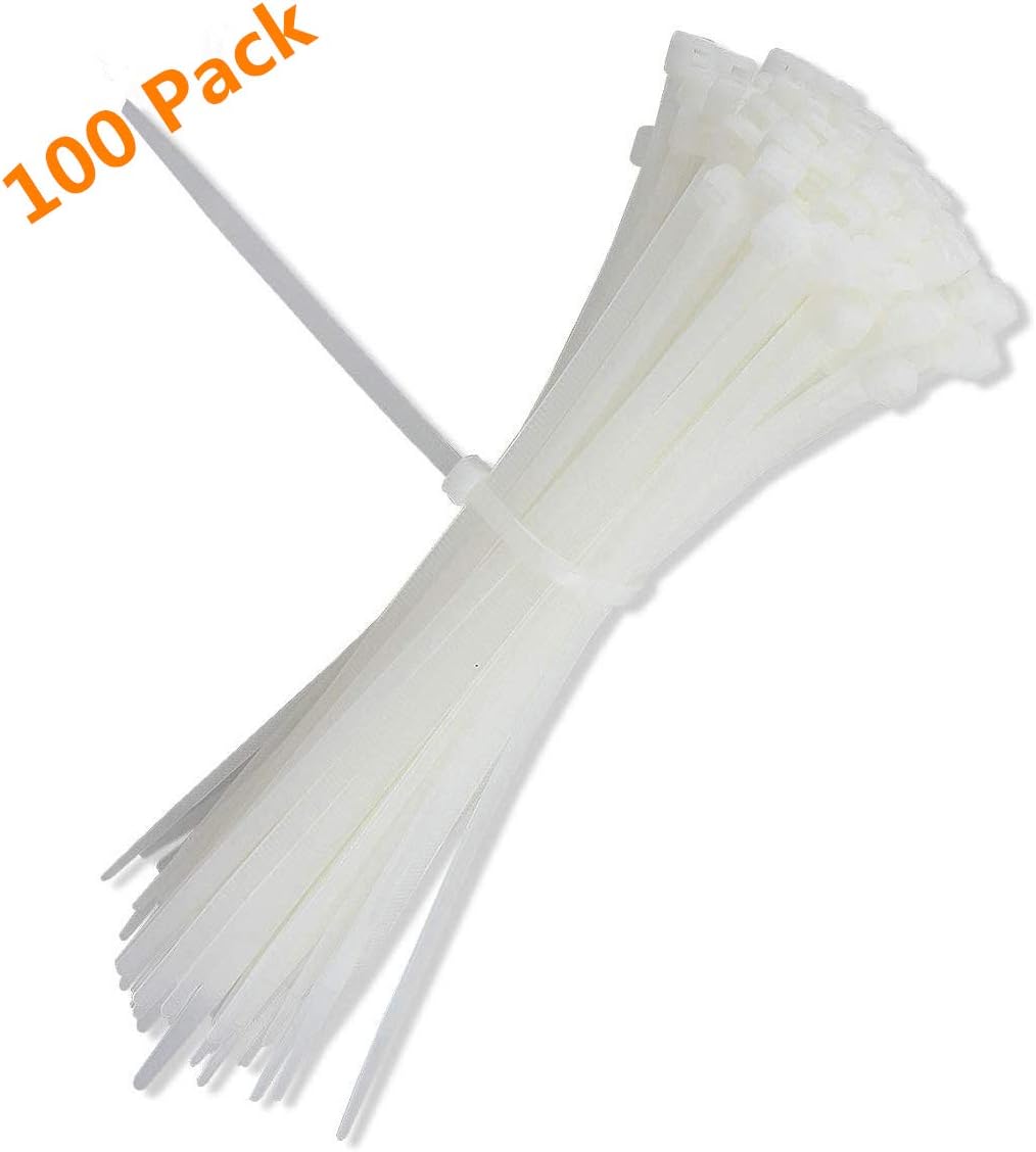 YIBIDINAY 4 Inch Cable Zip Ties Nylon Heavy Duty Self Locking Wire Ties