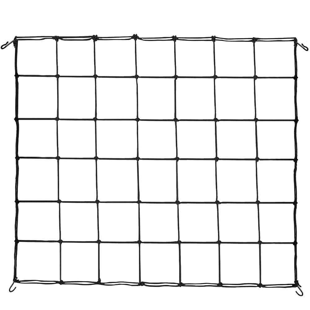 120cm x 120cm 1.2m x 1.2m Plant Support Scrog Net for Grow Tent Universal HEAVY DUTY Elasticated Cord STRECTHY NET Indoor Plant Hydroponic Grow Room Elastic Mesh Garden Trellis Netting Fits All Brands