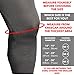KARM Plus Size Knee Brace for Women & Men Plus Size - Adjustable Knee Support Brace for Meniscus Tear, Arthritis Pain, Compression with Side Stabilizers - Obese People (XL/XXL/3XL Black)