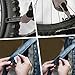 Z ZANMAX 16 in 1 Multi-Function Bicycle Repair Tool Kit, Bike Cycling Mechanic Fix Hand Tools Tire Patch Folding Multitool with 3 pcs Tire Pry Bars Rods, Case Bag
