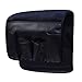 Wanty Velvet Sofa Couch Chair Armrest Soft Caddy Organizer Holder for Remote Control, Cell Phone, Book, Pencil (Black)