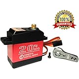 ANNIMOS 20KG RC Servo Digital High Torque Full Metal Gear Waterproof,180Â° Control Angle