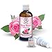 Rose Water 3.4 oz - Rosa Damascena - Bulgarian - 100% Pure & Natural - Floral Water for All Skin Types - Body Care - Best Spray for Skin - Face - Glass Bottle - by Aromatika