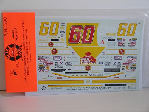 Slixx Decals "Winn Dixie Monogram Taurus Stock Car"