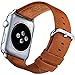 Apple Watch Band 42mm – iWatch Bands 42mm Apple Watch Band Men & Women for Series 3 Series 2 Series 1 Nike Hermes and Sport Edition by Innoavations – Matte Brown Leather