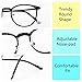 Reading Glasses Round Computer Readers for Women Men Eyeglasses Frames for Prescription Lens