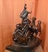 Roman Minerva Athena Bronze Statue Chariot of War Horses E. Fremiet Sculpture