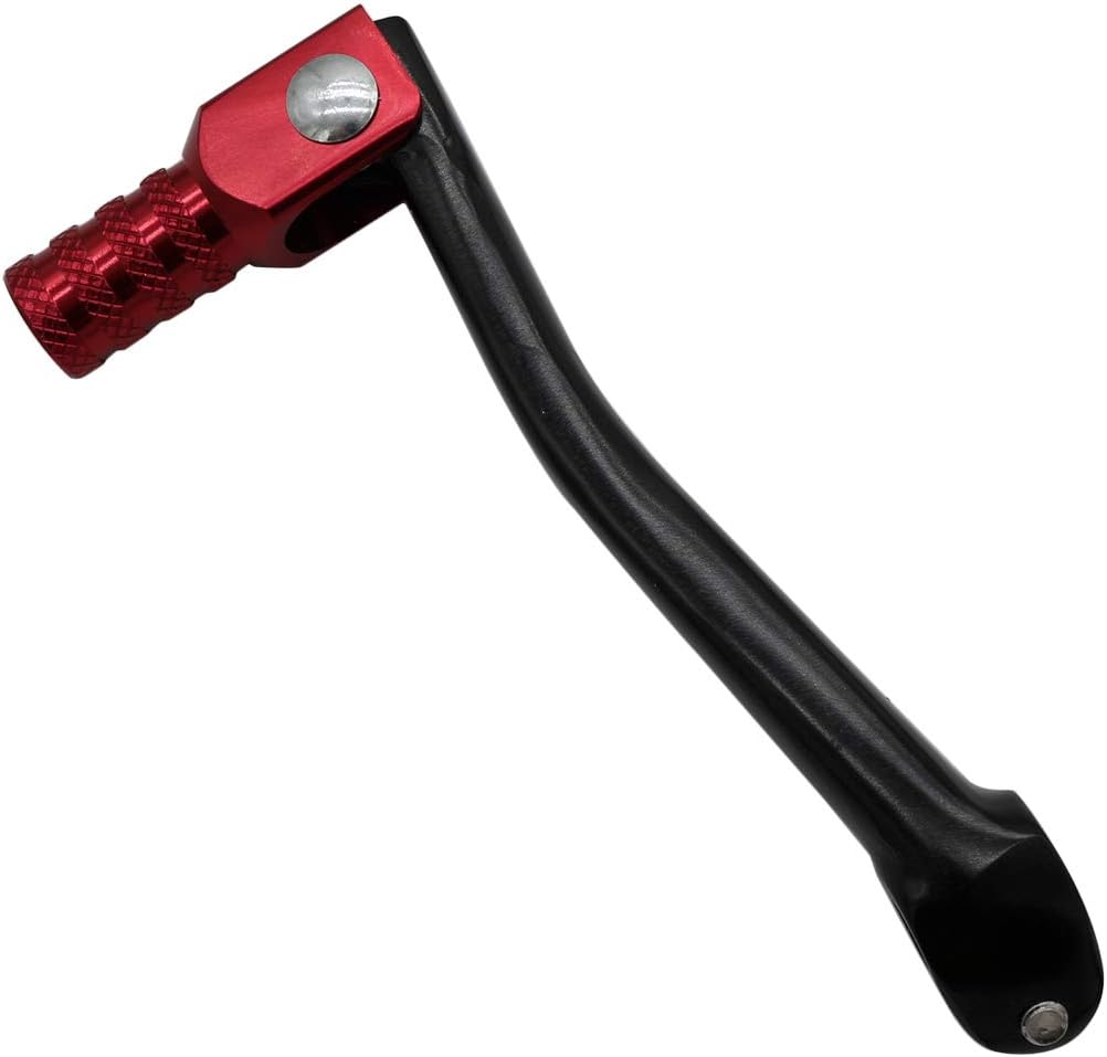 OTOHANS AUTOMOTIVE CNC Aluminum 2" Folding Gear Shifter Shift Lever for Honda XR50 CRF50 XR CRF 50cc 70cc 90cc 110cc 125cc Dirt Pit Bike (Red Black): Automotive