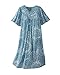 National Mosaic Print Crinkle Dress