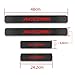 For Honda Accord Door Sill Protector Reflective 4D Carbon Fiber Sticker Door Entry Guard Door Sill Scuff Plate Stickers Auto Accessories 4Pcs Red
