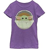 Star Wars Girls Star Wars: Mandalorian Simple Carriage Girls Short Sleeve Tee ShirtT-Shirt
