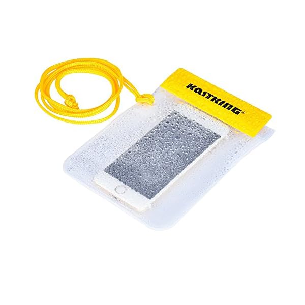 KastKing-Waterproof-Cell-Phone-Case-Dry-Bag-for-iPhone-6s-Plus-Samsung-Galaxy-S7-Note-Nexus-LG-G5Up-To-60-Diagonal-Screen-Touchable-Pouch-Neck-Strap