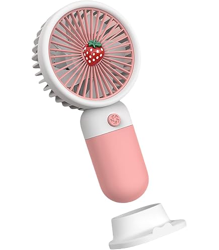 Tuelaly Cute Mini Fan Kawaiis Hand Fan Portable Desk Fan Rechargeable  Summer Fruit Phone Rack for Women Girls Dorm Lemon : Amazon.ca: Home