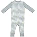 Papallou Baby Boy Zebra Print Jumpsuits, 100% Cotton