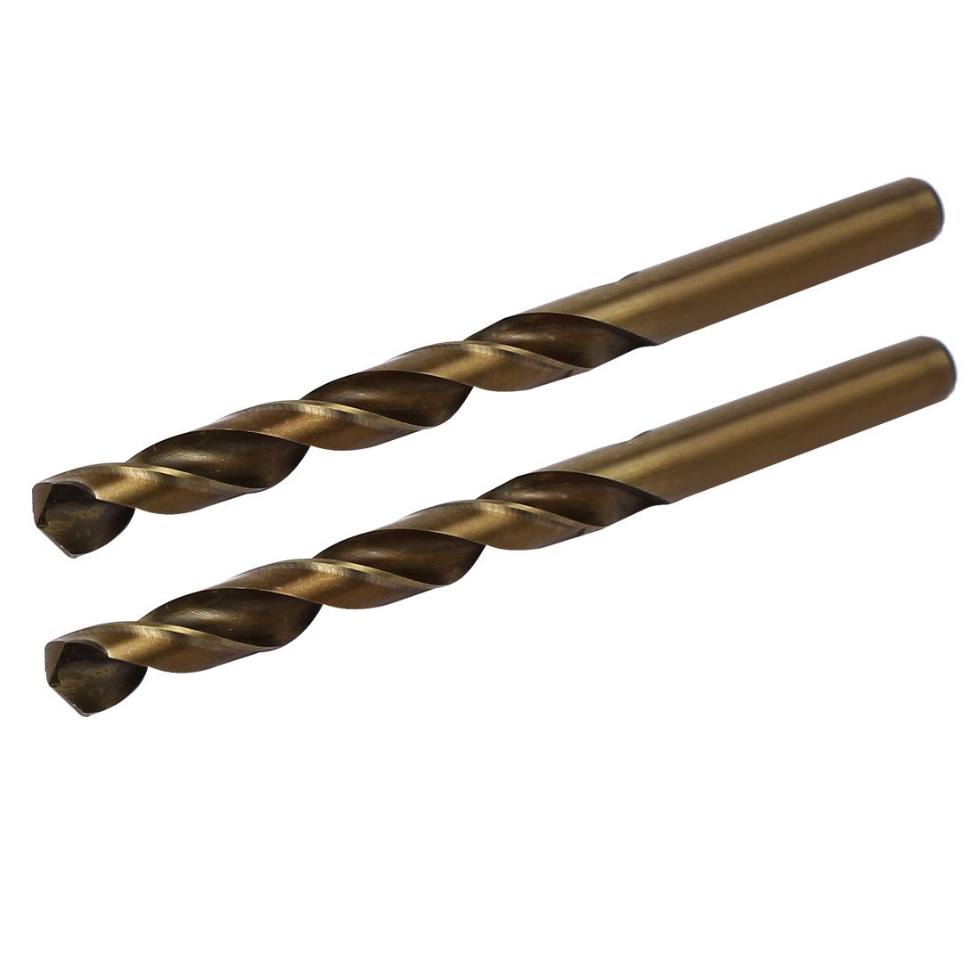 Sourcingmap 9.1mm Dia High Speed Steel Cobalt Straight Shank Metric Twist Drill Bit Drilling Tool for Hardened Metal, Stainless Steel, Cast Iron and Plastic 2pcs