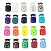 SGT KNOTS Thermoplastic Textured Primoloc Cord Lock for Camping, Backpacking, Hunting and More (10 Pack, White)