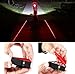 Cycling Bicycle Bike Rear Tail Safety Warning 8 LED+ 2 Laser Flashing Lamp Light