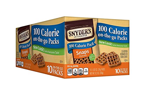 2 Snyders+Hanover+Pretzels+Snaps+Calorie