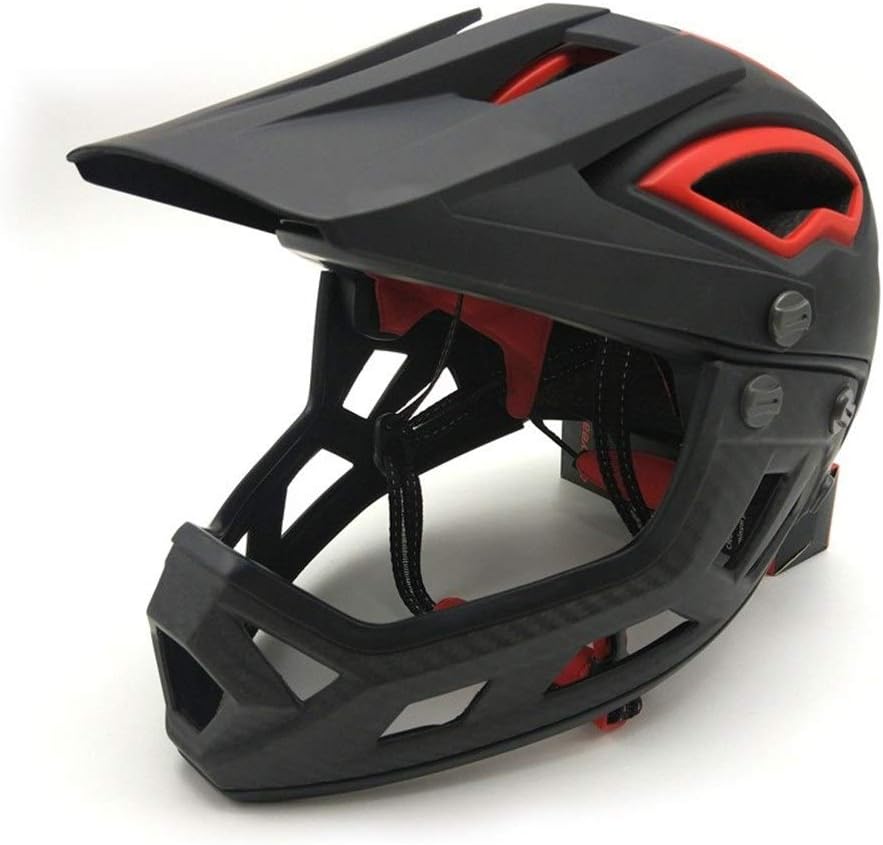 GZSC Bicycle Helmet Adults Trainer Full Face Flip Up Racing Bicycle Helmet Downhill DH Fullface Motorcycle Avt MTB Mountain Safety Cycling Helmet