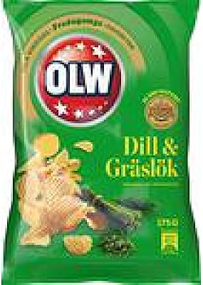 Chips Dill & Gräslök 175g Olw | Chips | Snacks (7340005403523)