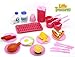 Little Treasures Cooking Play Set, Includes Teacups, Plates, Utensils, Grill, and Food Items