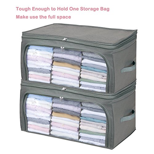 SUNKY Foldable Storage Bag, Breathable Bamboo Fabric Dustproof