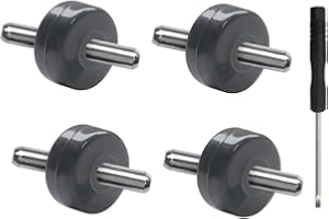 iParto Replacement Caster Front Wheels for Shark Navigator Lift Away NV22, NV42, NV341, NV350, NV351, NV352, NV355, NV356e, NV360, NV500, NV501, NV752, UV440, HV300, HV320 with Pry Tool (2 Pairs)