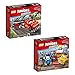 LEGO Juniors Disney Cars 66573 Building Kit Bundle (122 Piece)