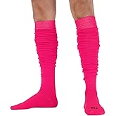 SLEEFS Scrunch Football Socks - Knee‑High Moisture‑Wicking Extra Long Football Socks for Men, Women & Youth