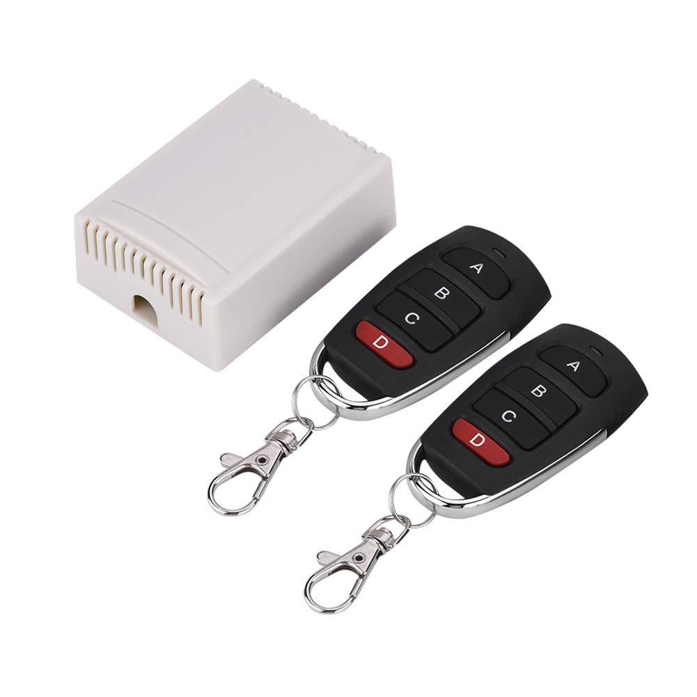 Socobeta Wireless Remote Control Relay Multifunction 12V 4CH 433MHz Remote Control Relay