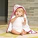 Jj Cole Two-Piece Hooded Towel Set Pink Butterfly