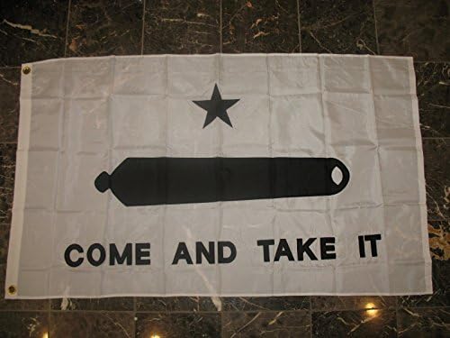 3X5 Embroidered Sewn Texas Gonzalez Gonzales Cannon Battle Nylon Flag 3'X5'