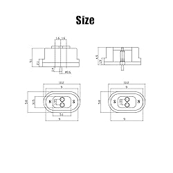 1Pair 1Pin/2Pin/3Pin/4Pin/5Pin Runway Magnetic Pogo