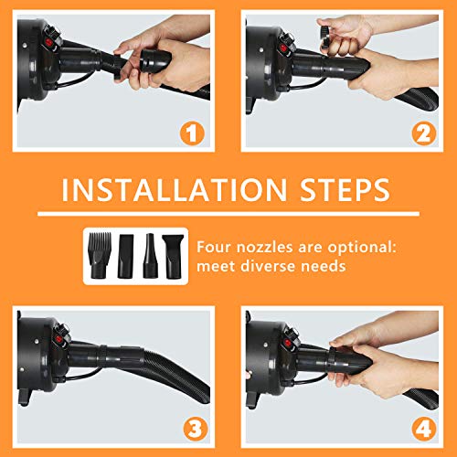 PETNF Upgraded Dog Dryer,Quick Grooming Dryer Blower Professional,Noise