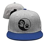 Yin Yang Paw and Hand Womens Mens Cap Snapback Run