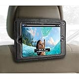 Inndise iPad Mini Headrest Mount Holder for Car-Fits 7.9", Mini 1,Mini 2,Mini 3,Mini 4.Keeps iPad in Car Secure Within A Strong PU Leather Case. Safe Car Mount for Kids