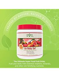 Instituto para vibrante vida Go Ruby Go, la fruta Superfood en polvo, 8,93 oz, Antioxidantes & Probiotics, 1 botella, 1, 1
