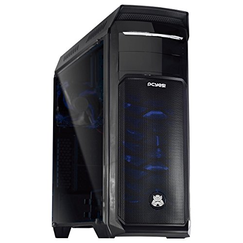 Gabinete Gamer Samurai Azul Acrílico Samptoaz3fca Pcyes