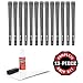Karma Velour Black/White - 13 Piece Golf Grip Kit (with Tape, Solvent, Vise clamp) primary