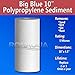 6PP-10B 5 Micron Big Blue Whole House Water Filter Sediment, 10-Inch, 6-Pack