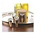 Mud Pie Door Knob Bottle Fluted Accessories, Brown