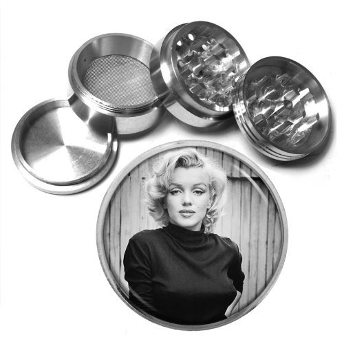 63mm-25-4-Pc-Aluminum-Sifter-Magnetic-Herb-Grinder-Marilyn-Monroe-Design-042