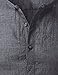 ZEROYAA Mens Casual Big Plaid Henley Short Sleeve Linen T Shirt Tops