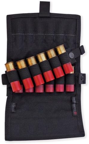 Tacprogear 18-Round Shotgun Shell Pouch, Black