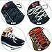 FOOTMATTERS Elastic Stretch Flat Shoelaces - 30 Inch - Brown - 3 Pair Pack