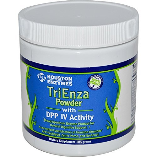 Houston Enzymes, TriEnza Powder with DPP IV Activity, 105 g by Houston Enzymes